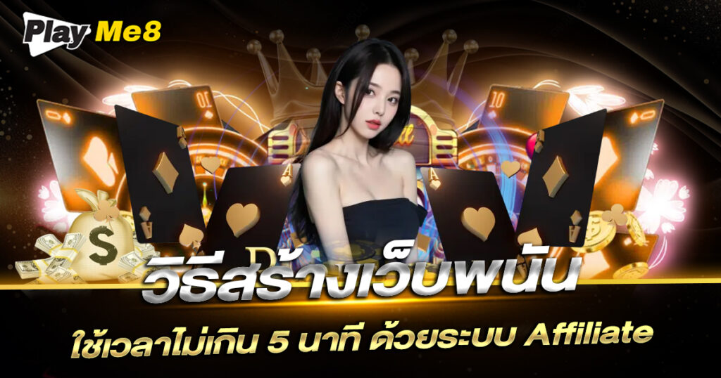 วิธีสร้างเว็บพนัน Playme8